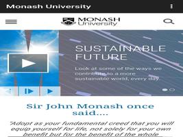 Monash University screenshot 2