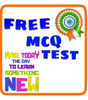 Free MCQ Test पोस्टर