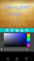 Colorful Status Designer 2 ảnh chụp màn hình 1