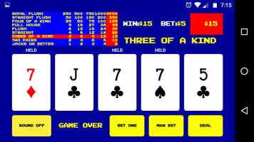 Jacks or Better Video Poker poster