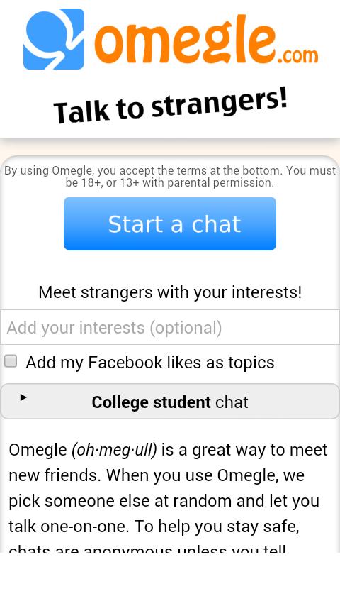 Omergle Omegle for