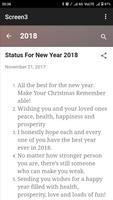 New Year 2018 wallpapers and status Plakat