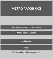 Topçu Metro Raporu Form 6-15 Çöz poster
