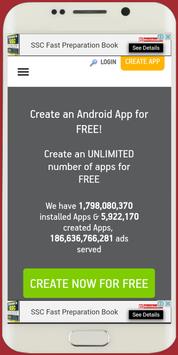 App Maker - Create your own app now poster
