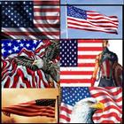 America Flag HD Wallpapers icône