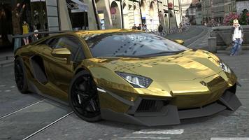 Gold Cars Wallpapers HD Poster