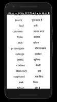 Dictionary English Hindi capture d'écran 2