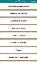 Recetas de cocina española captura de pantalla 2