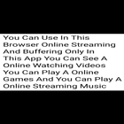 Browser Online Streaming And Buffering Only أيقونة