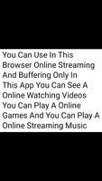 Browser Online Streaming And Buffering Only الملصق