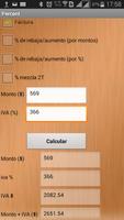 Calculadora de porcentaje % Fr Poster