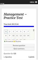 Management Online Practise Test App 截图 1