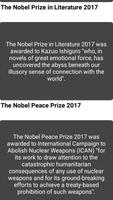 Nobel Winners 2017 تصوير الشاشة 2