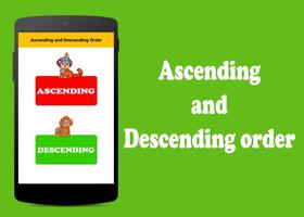 Ascending and Descending order Affiche