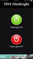 TINY FlashLight + one click LED Torch постер