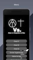 Chat Debate: Ateos vs Creyentes en Dios. Poster