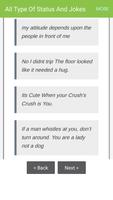 Funny jokes & status for WhatsApp capture d'écran 1