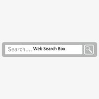 Web Search Box Plakat