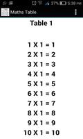 Maths Table for kids screenshot 1