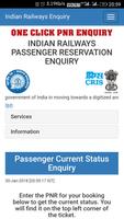 Correct PNR Status Affiche