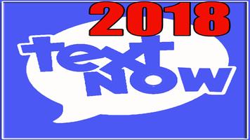 Text Now free text & calls Tricks guide 2018 plakat