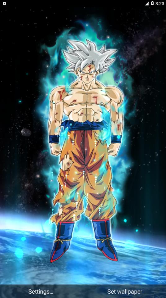 Goku Mastered Ultra Instinct Live Wallpaper 3d For Android Apk Download