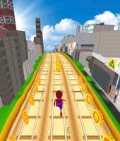 Spider Subway Surf Run Poster