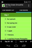30 Day Green Smoothie تصوير الشاشة 2