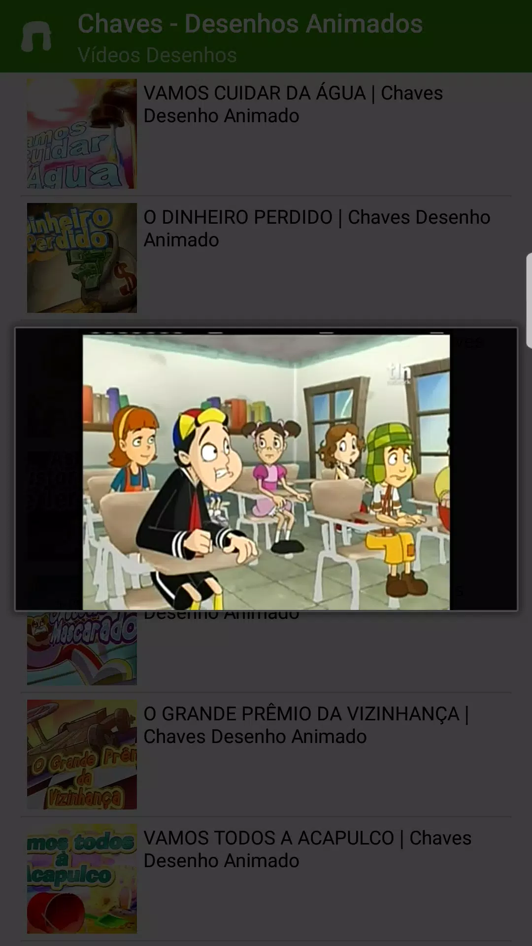 Chaves animado 