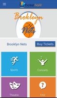 TF Brooklyn Nets Tickets Affiche