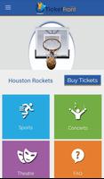 Houston Rockets Tickets Affiche