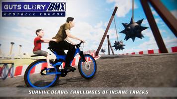 Guts Glory BMX Obstacle Course Poster