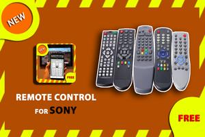 Remote for Sony TV Affiche