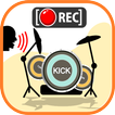 Real drum with voice