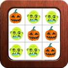 Tic Tac Toe ox game halloween ikon