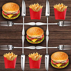 Tic Tac Toe Burger أيقونة