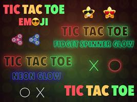 Tic Tac Toe : Neon, Glow And Emoji Themes पोस्टर