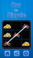 Tic Tac Toe - Car Vs Bicycle Ekran Görüntüsü 1