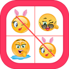 Tic Tac Toe : Flirt Emoji biểu tượng