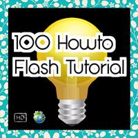 100 Howto Flash Tutorial plakat