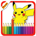 Pikachu coloring page 🎈