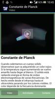 Constante de Planck screenshot 1