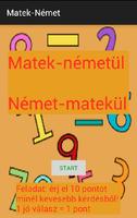 Matek németül - Német matekül โปสเตอร์