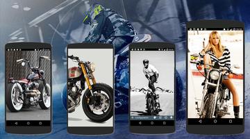 Custom Motorcycles Wallpaper Offline 포스터