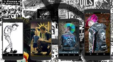 Punk Wallpaper Affiche