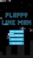 Flappy LineMan-Hiding Obstacle Plakat