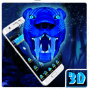 3D Neon Tiger Launcher APK
