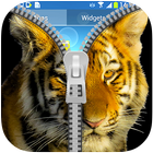 Tiger Zipper Lock Screen-icoon