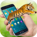 Cheetah on Screen Cheetah Jump in Phone Joke APK