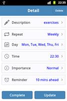 DailyPlan ภาพหน้าจอ 3